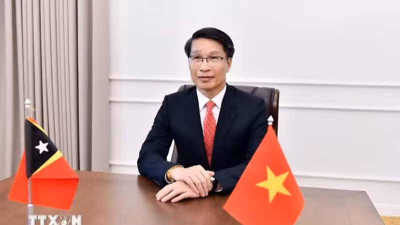 越南驻东帝汶临时代办范平潭。（图片来源：越通社）