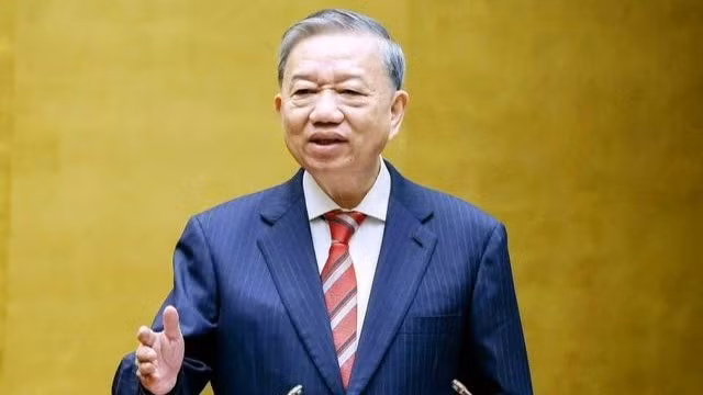 越共中央总书记、国家主席苏林。