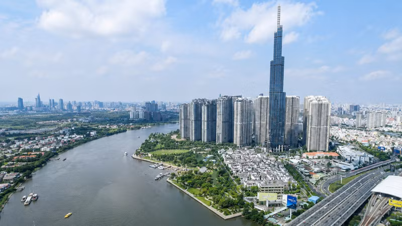 附图：胡志明市的一角。