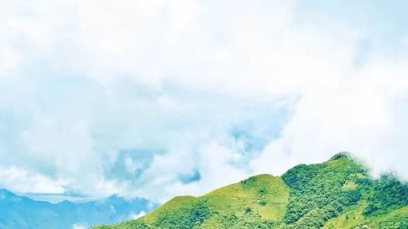 大绰风景如画的自然风光。（草英 摄）