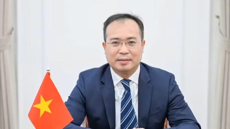 越南驻吉尔吉斯斯坦、常驻哈萨克斯坦大使阮成黎。（图片来源：越通社）