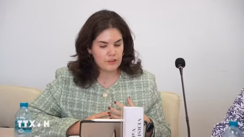 俄罗斯外交部莫斯科国际关系学院（MGIMO）东盟中心副主任瓦列里娅·韦尔希尼娜博士。（图片来源：越通社）