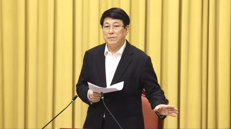 越南国家主席梁强。（图片来源：越通社）
