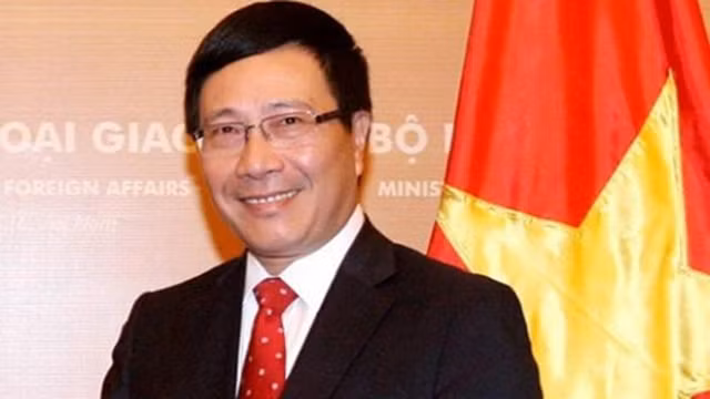 越南政府副总理兼外交部长范平明。