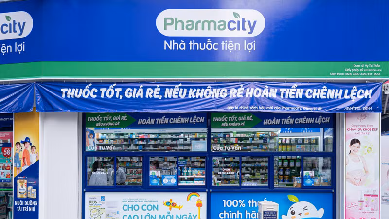 Pharmacity连锁药店。