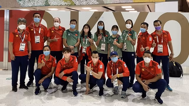 越南奥运体育代表团。