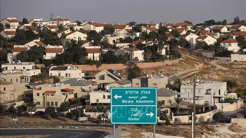 附图：以色列在约旦河西岸的 Maale Adumim 定居点。 （法新社/越通社）
