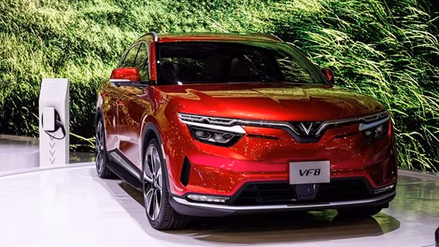 Vinfast的VF8 电动汽车。