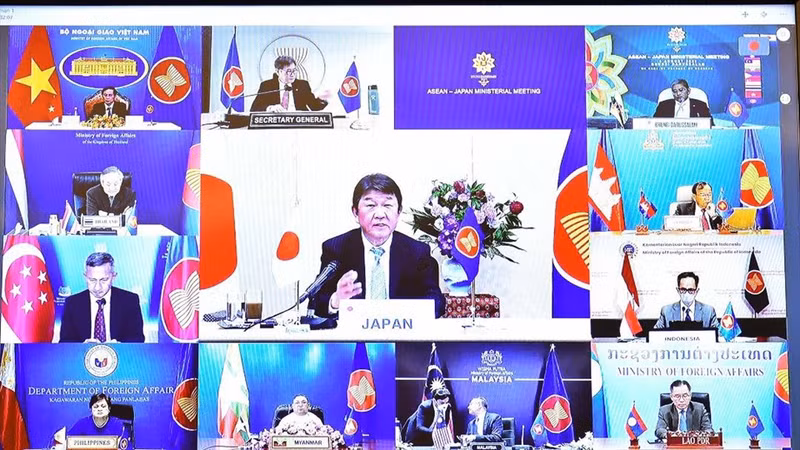 东盟-日本外长会议以线上形式举行。