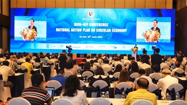 会议场景。（图片来源：越通社）