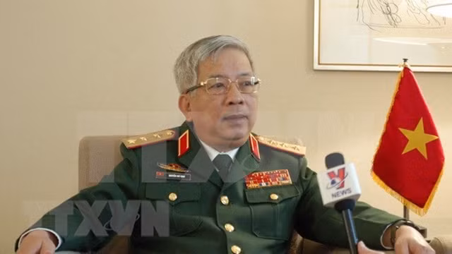 阮志咏上将。（图片来源：越通社）