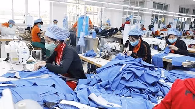 附图：纺织业促进了对许多市场的出口。