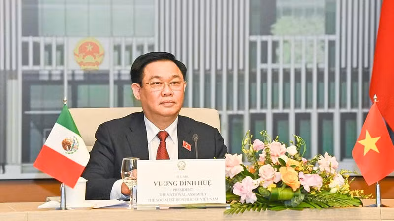 越南国会主席王廷惠。（维玲 摄）