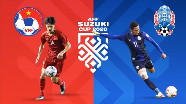 2020年“铃木杯”东南亚男足锦标赛： 越南队对阵柬埔寨队