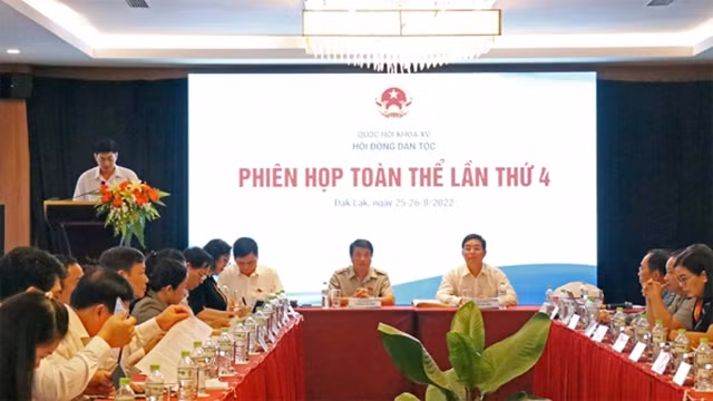 会谈场景。（图片来源：越通社）