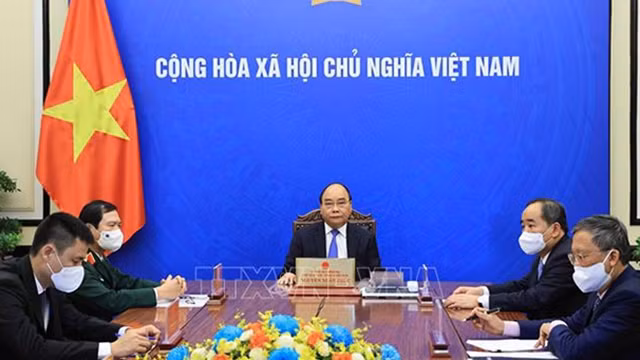 越南国家主席阮春福。（图片来源：越通社）