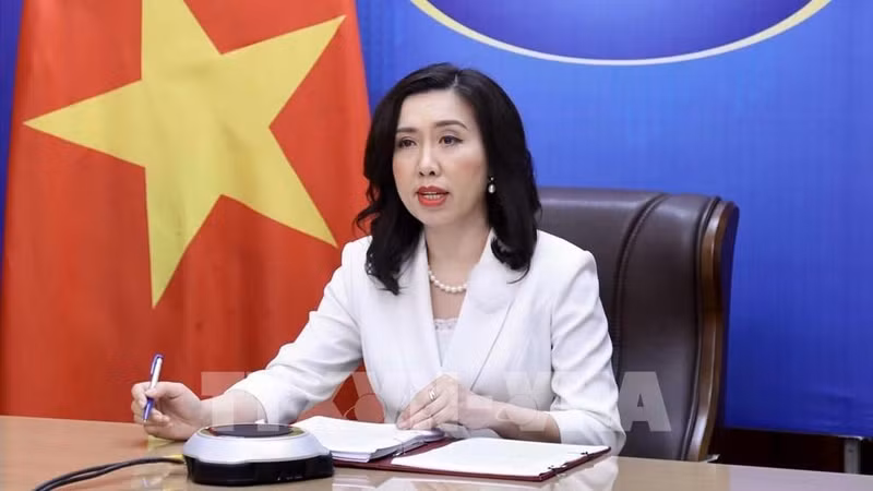 越南外交部发言人黎氏秋姮。（图源：越通社）