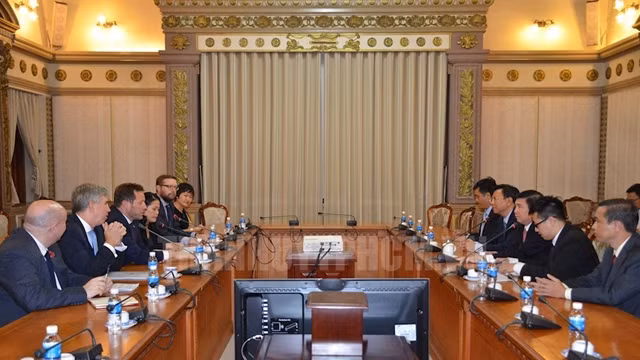 会议全景。（图片来源：胡志明市党部官网）