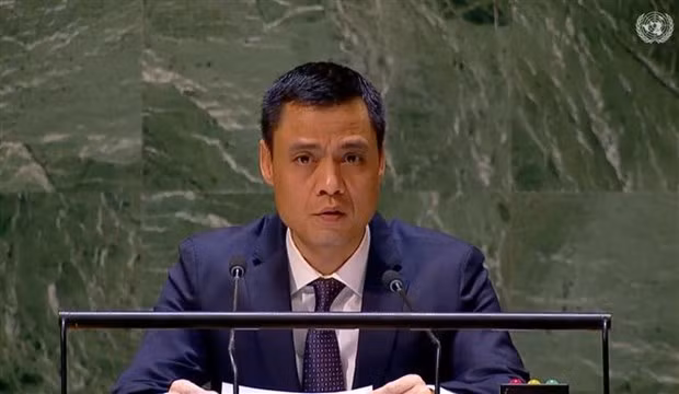 越南常驻联合国代表团团长邓黄江大使。