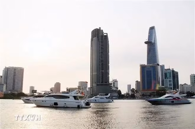 胡志明市一角。