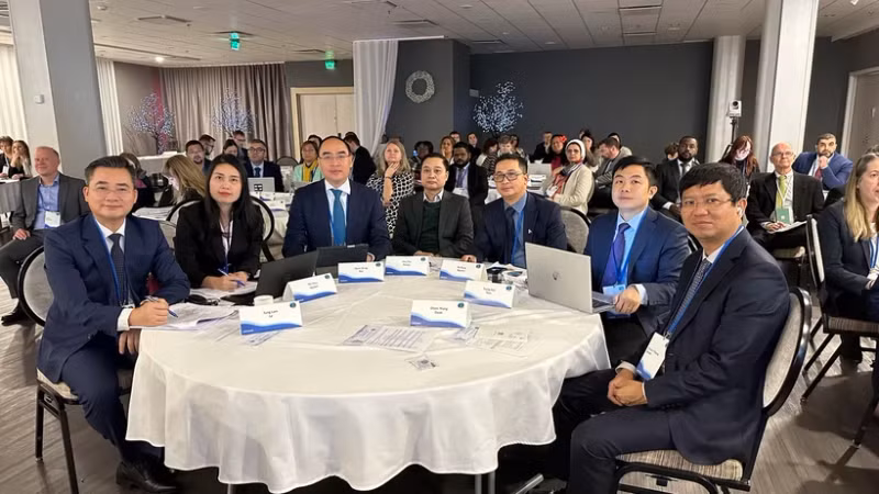 越南国家审计署代表团。