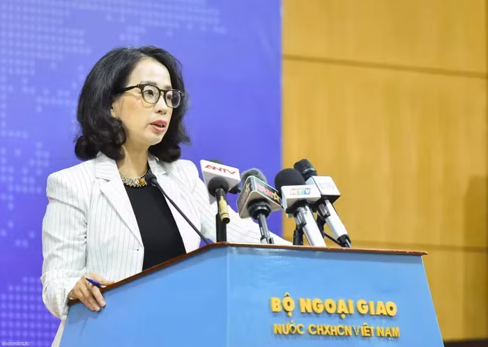 越南外交部发言人范秋姮。