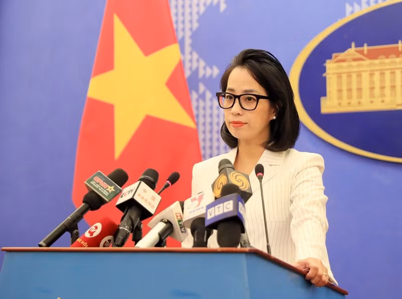 越南外交部发言人范秋姮。