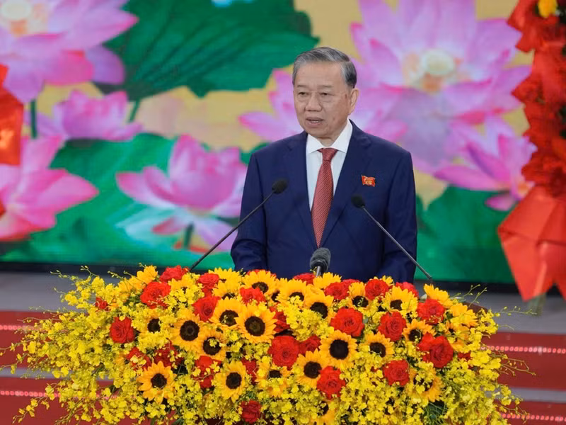 越共中央总书记苏林。