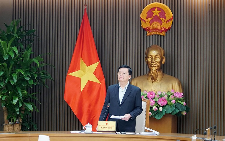 梅文正副总理在1月13日召开的国家旅游指导委员会会议上发表讲话。