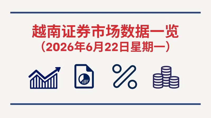 6月22日越南证券市场数据一览 【图表新闻】