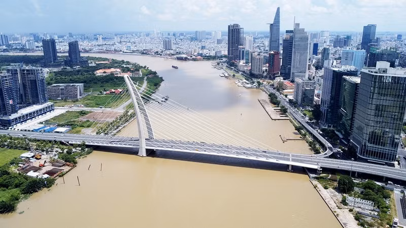 胡志明市一角。