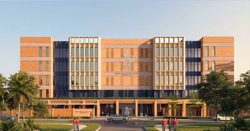 胡志明市国王学院-温布尔登学校效果图。
