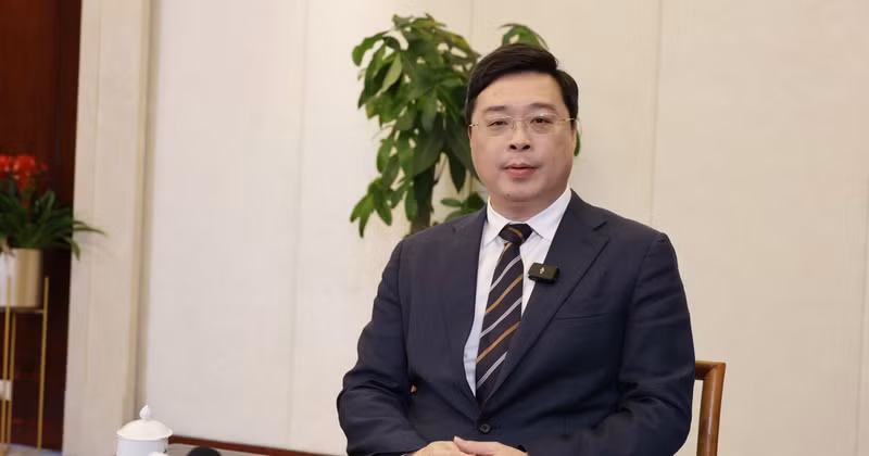 中共第二十届中央委员、广西壮族自治区党委副书记、自治区人民政府主席、党组书记韦韬。（图片来源：越通社）