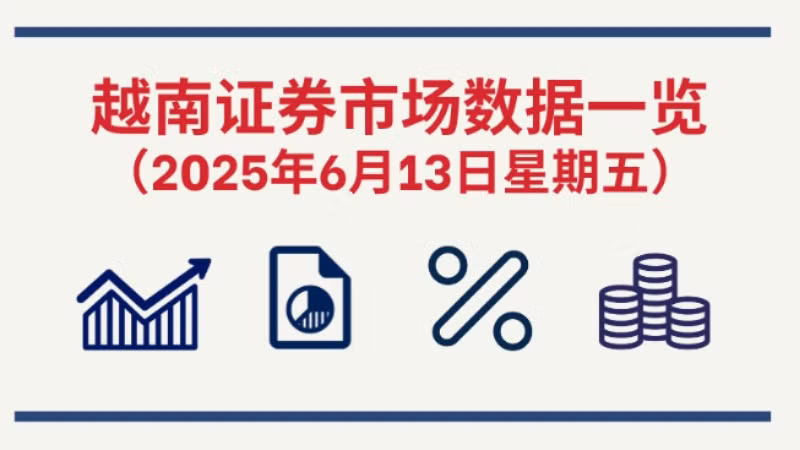 6月13日越南证券市场数据一览 【图表新闻】