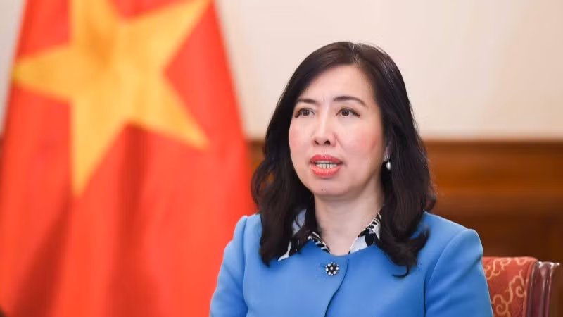 外交部副部长黎氏秋姮。