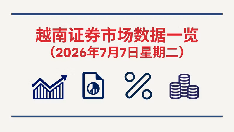 7月7日越南证券市场数据一览 【图表新闻】