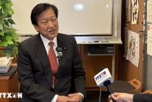 日本自由民主党国际部部长山口壮。（图片来源：越通社）