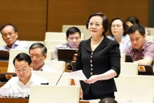 越南内务部部长范氏青茶。