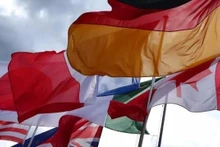 七国集团成员国国旗。（图片来源：越通社）