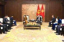 会见场景。（登科 摄）