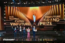 2025年VinFuture大奖颁奖典礼。（图片来源：越通社）