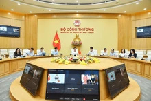 工贸部副部长、越南政府对美互惠贸易协定谈判代表团副团长阮生日新与美国新任副贸易代表布莱恩·R·斯威策进行线上通话。