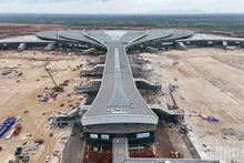 客运航站楼高空图。