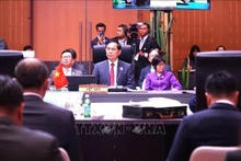 越南副总理兼外交部长裴青山出席第58届东盟外长会议（AMM-58）全体会议。（图片来源：越通社）