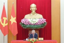 越共中央总书记苏林与美国总统唐纳德·特朗普通电话。