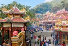 黑婆山庙会。（图片来源：越通社）