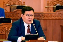 贡布扎布·赞丹沙塔尔当选蒙古国总理。（图片来源：新华社）