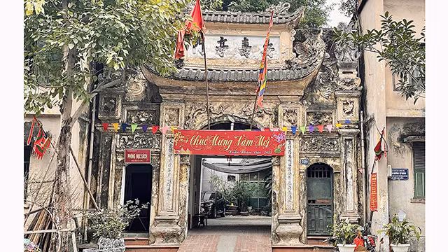 瑞奎“村门街”——河内市中心的乡村魅力（组图） ảnh 6