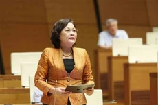 越南国家银行行长阮氏红。（图片来源：越通社）