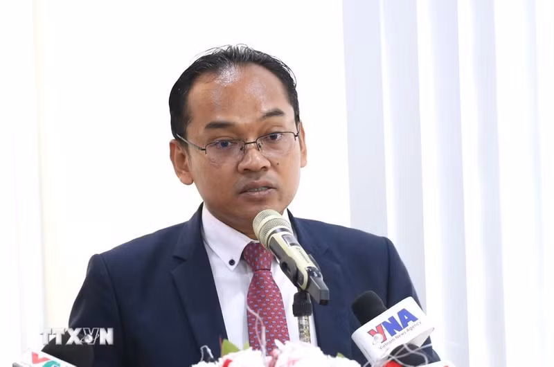 柬埔寨皇家科学院政治科学研究者申尚。（图片来源：越通社）